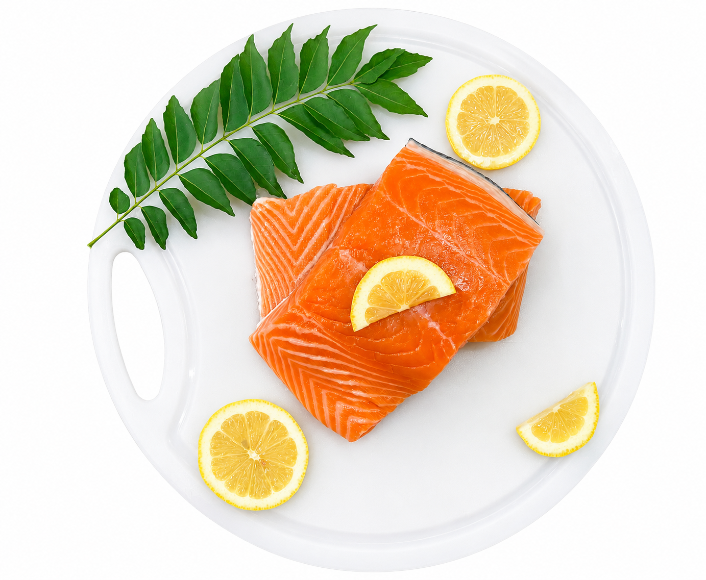 Air-flown fresh Norwegian salmon